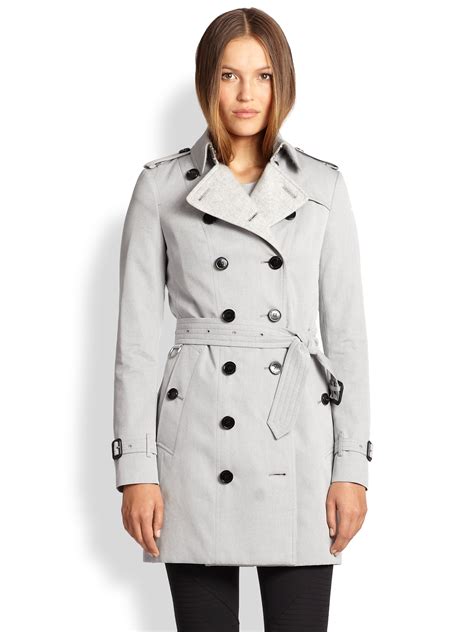 burberry trenchcoat grau